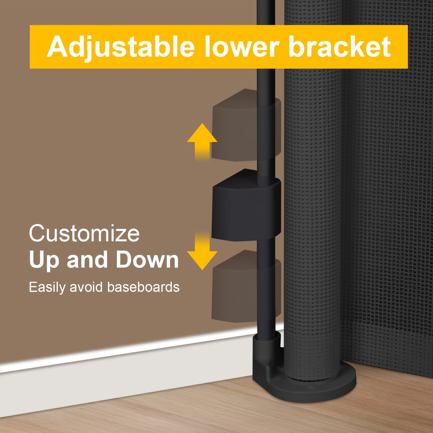 Barrière de Sécurité Rétractable pour Animaux – Maille PVC