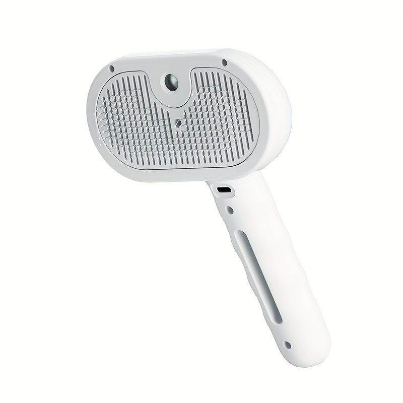 Brosse Massante Vaporisante pour Animaux – 3 en 1