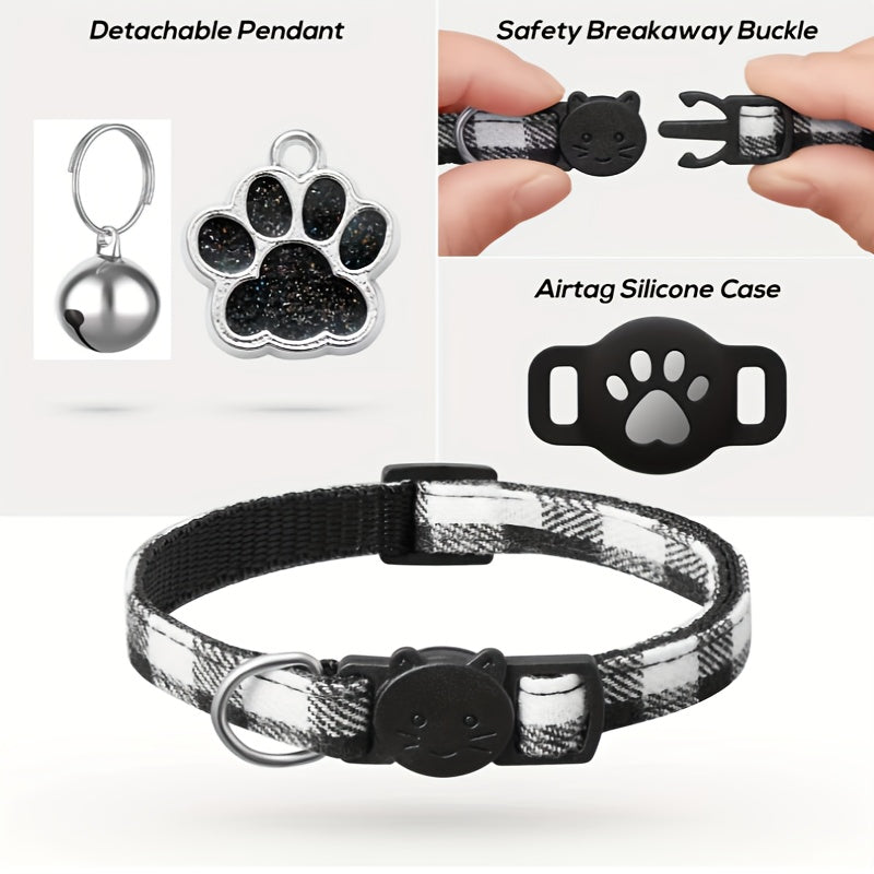 Collier GPS Intelligent pour Chat avec Dispositif Anti-Perte et Étui Protecteur