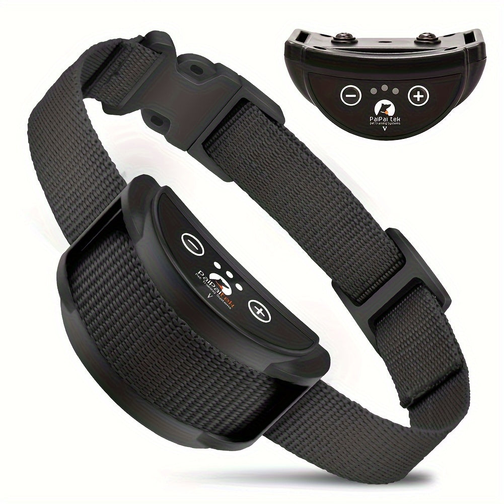 Collier Anti-Aboiement à Vibration Rechargeable pour Chien