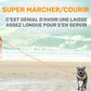 Longe Corde Orange Poignée Confort pour Chien
