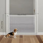 Barrière Rétractable à Maille Blanche pour Chiens