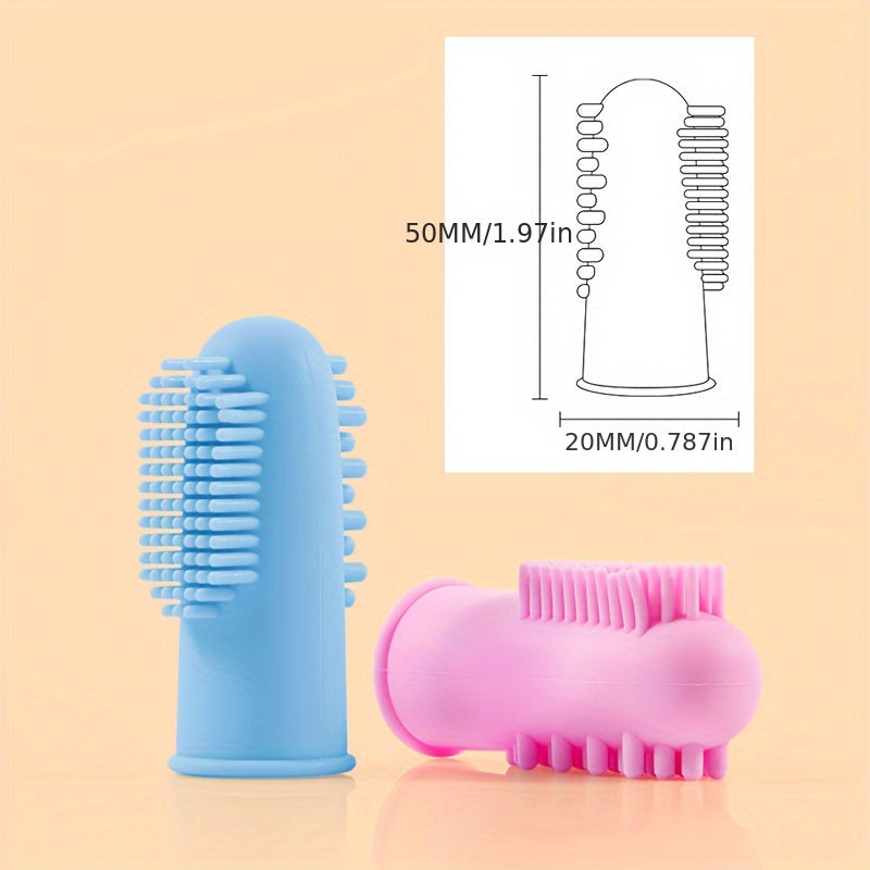 Brosse à Dents Doigt + Dentifrice Goût Bœuf