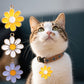 Médaillon Marguerite décoratif pour collier de Chien ou Chat