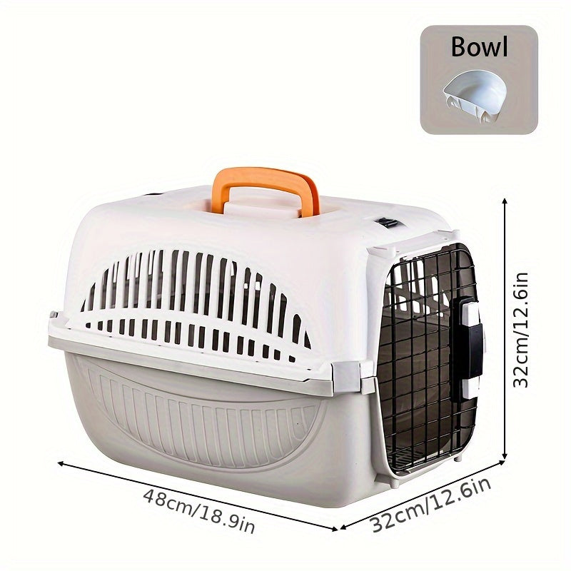 Cage de Transport Aérienne Portable pour Animaux