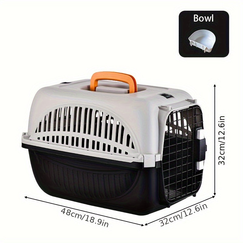 Cage de Transport Aérienne Portable pour Animaux
