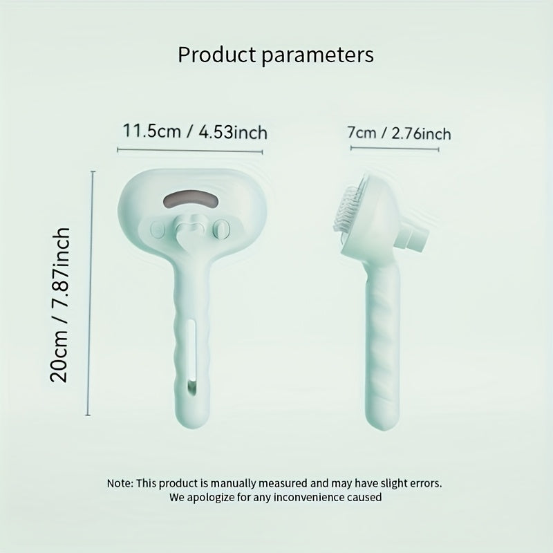 Brosse Massante Vaporisante pour Animaux – 3 en 1