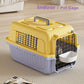 Caisse de Transport pour Chat – Homologuée Avion avec Aération 3 Côtés et Porte Métallique