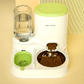 Distributeur Automatique 2-en-1 Nourriture et Eau pour Chats