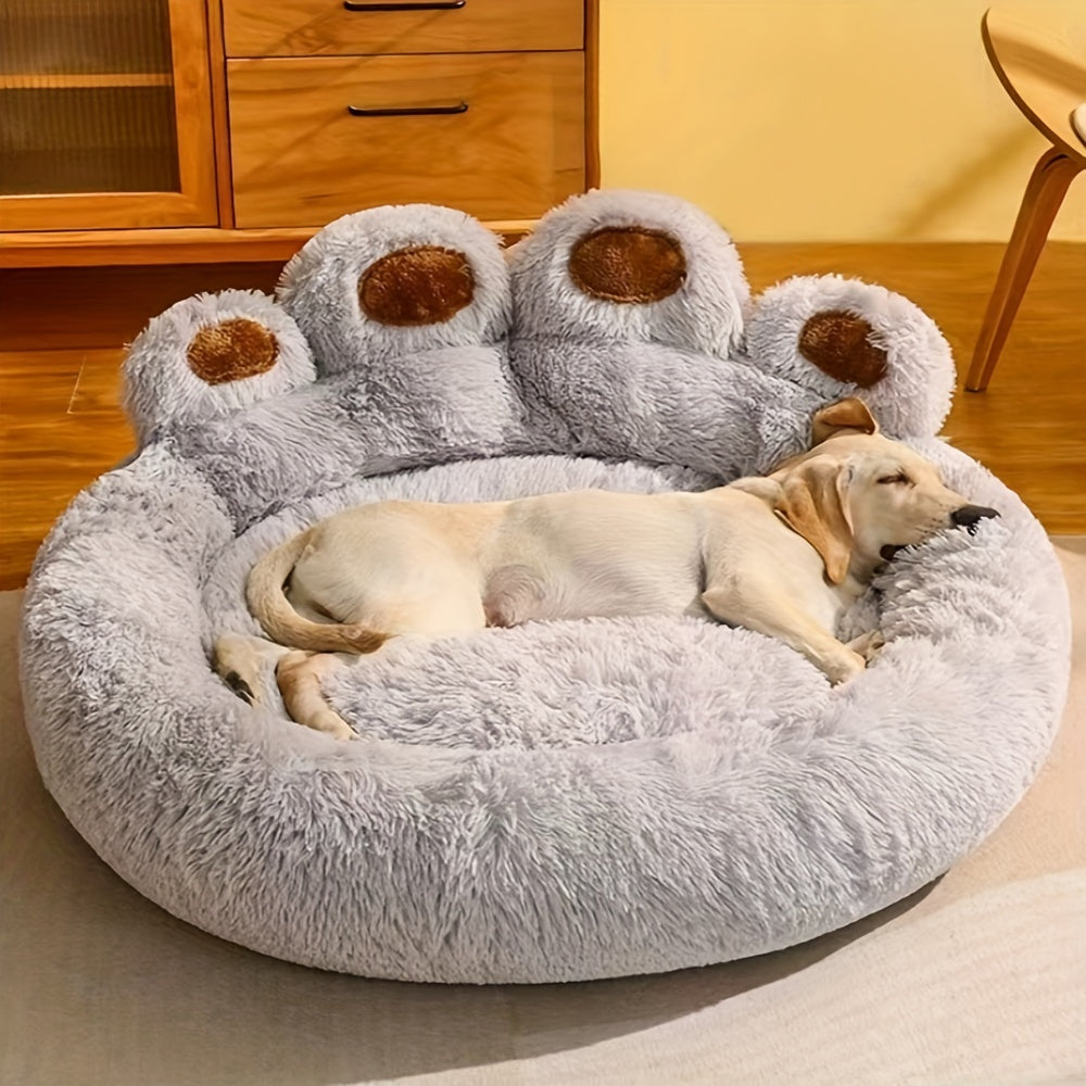 Coussin Patte Géante en Peluche pour Chien et Chat