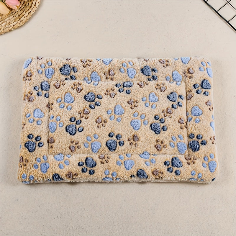 Coussin Douillet à Motifs Patte pour Chat et Chien