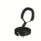 Longe Noire avec Poignée Mousse pour Chien – 1,5 m à 20 m