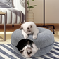 Panier Tunnel en Feutre pour Chats – Double Niveau