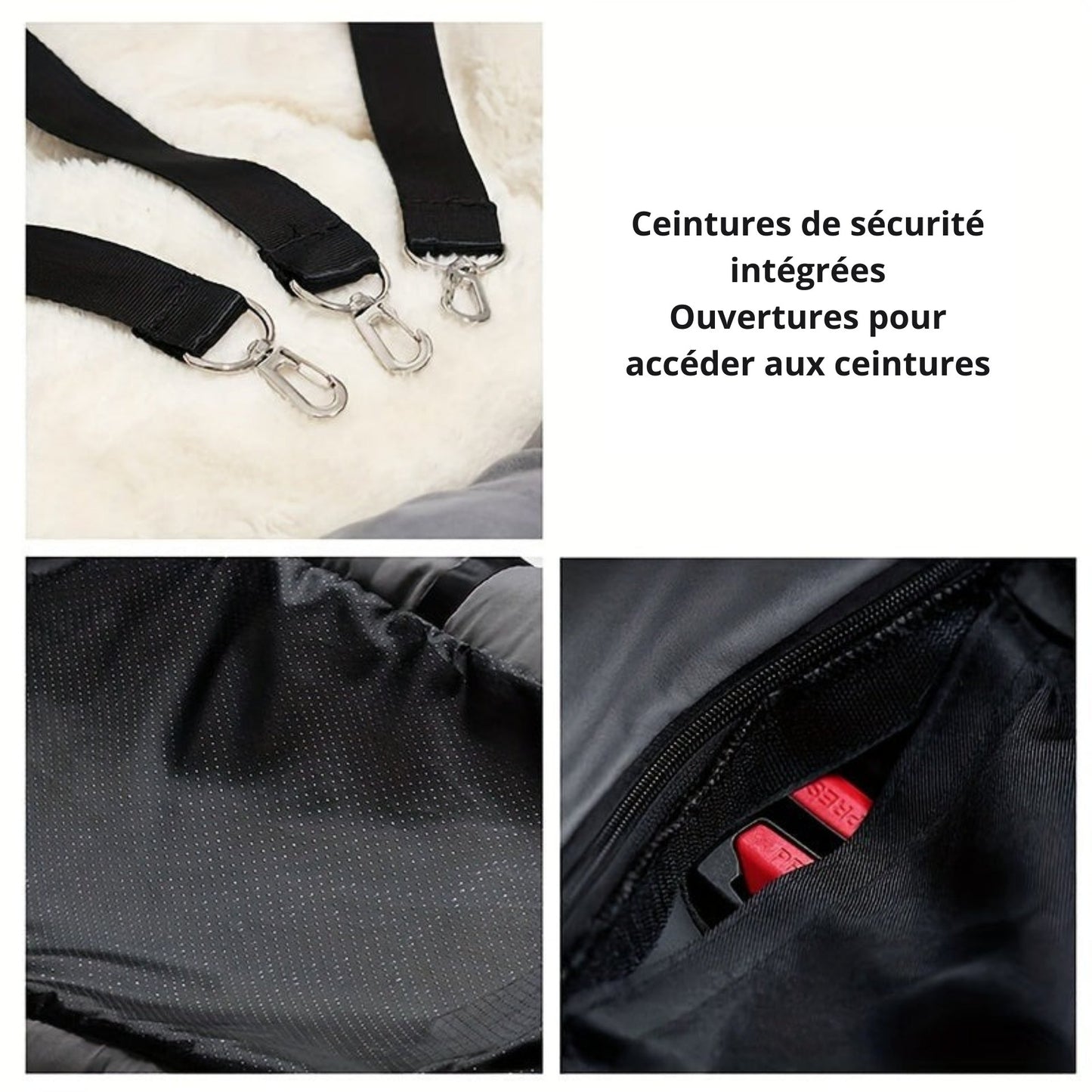 Lit de voiture design Canapé sécurisant pour Chien