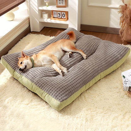 Coussin Matelassé Rayé pour Chien et Chat