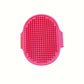 Brosse de Bain Massante en Silicone pour Chiens et Chats – Poignée Ajustable