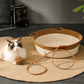 Panier Tressé Confort pour Chat – Design Oreilles & Queue