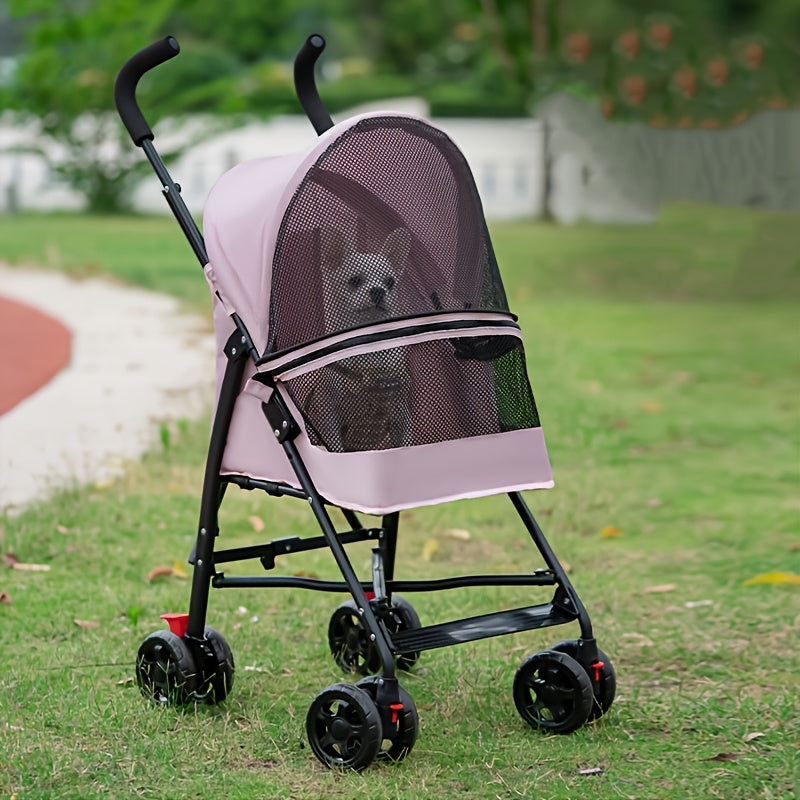 Poussette Pliable pour Petits Chiens et Chats