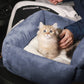 Siège auto en peluche pour petits chiens et chats