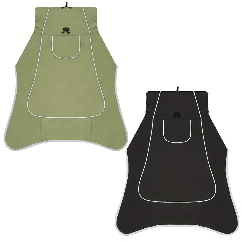 Manteau Imperméable Ajustable pour Chiens avec Col Haut