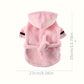 Peignoir de Bain pour Chien Rose en Tissu Absorbant