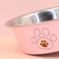Gamelle design patte inox antidérapante pour Chien