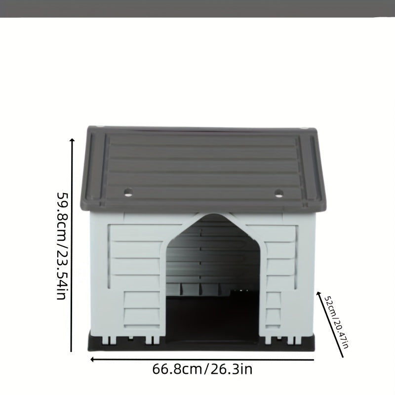 Niche Plastique Étanche & Aérée pour chien