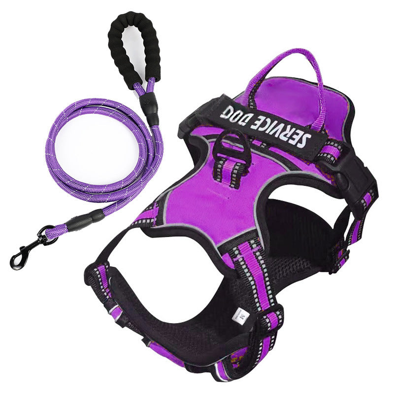 Harnais en Y Confort Total pour Chien – Anti-Traction & Respirant