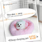 Panier donut en coton pour chien, visuel complémentaire