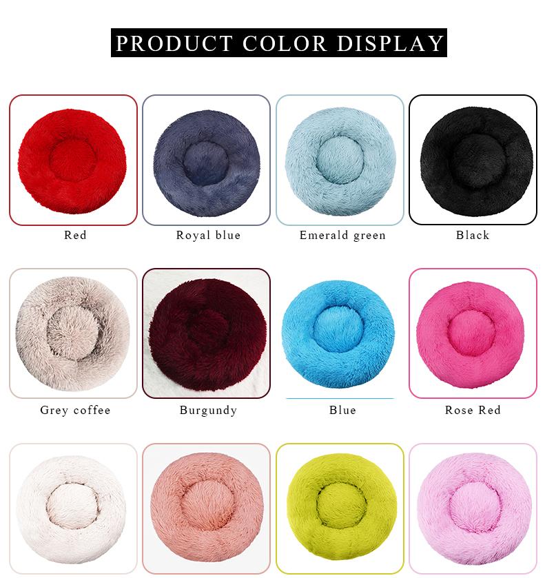 Panier donut en coton pour chien — photo du produit
