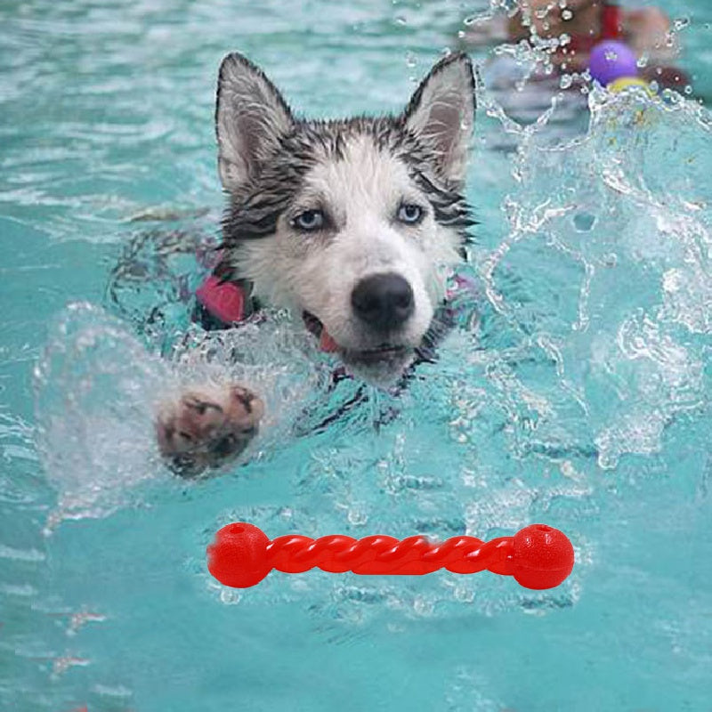 Jouet Torsadé à Mâcher pour Chien en Caoutchouc