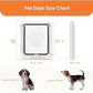 Porte pour Chien et Chat à Battant Magnétique – Installation Mur ou Porte