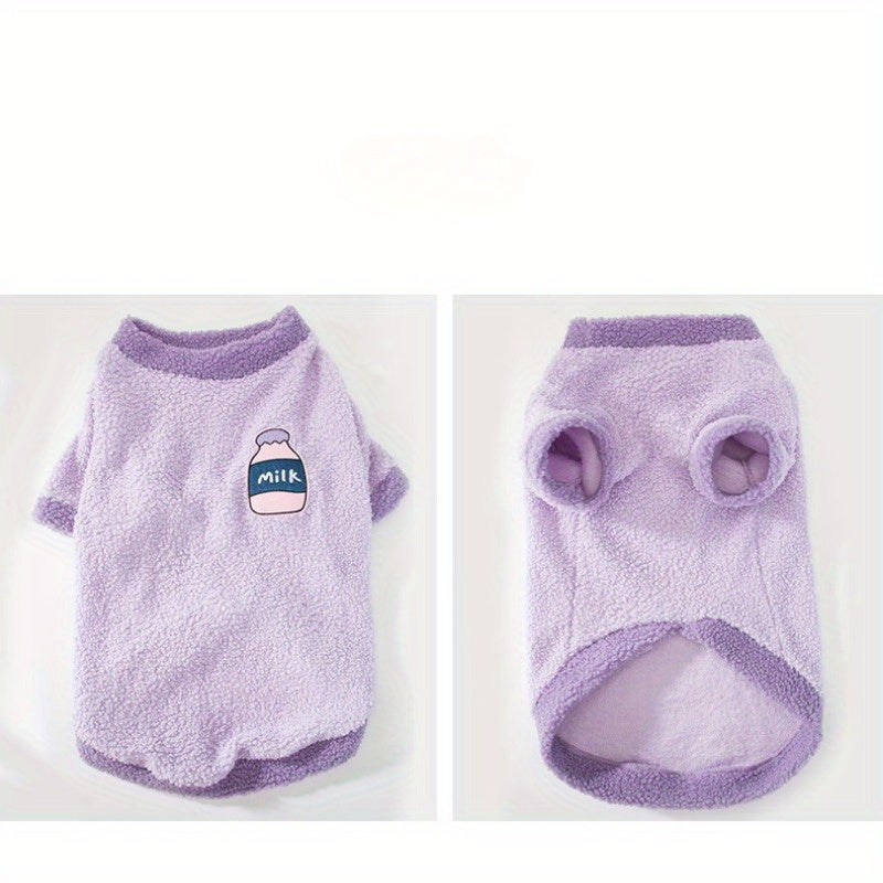 Manteau Polaire "Milk" pour Grands Chiens