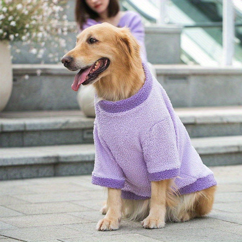 Manteau Polaire "Milk" pour Grands Chiens