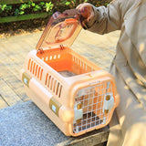 Caisse de transport pour chat en ABS avec double