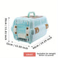 Caisse de transport pour chat en ABS avec double ouverture