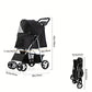 Poussette Pliable Légère avec Rangement pour Petit Chien