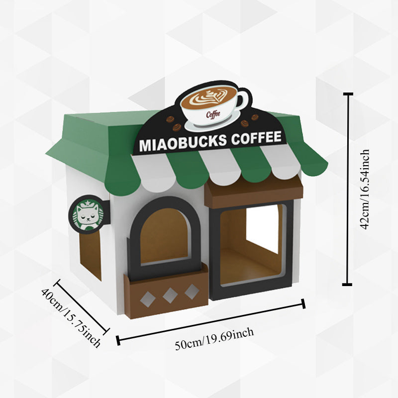 Maison Griffoir en Carton Design Café pour Chat