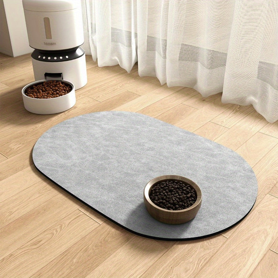 Tapis absorbant en diatomite pour gamelle chien & chat