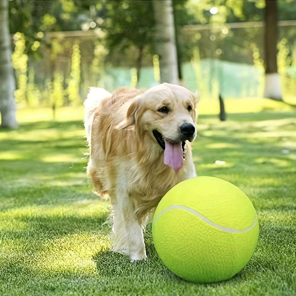 Balle de Tennis Géante pour Chien – 24 cm