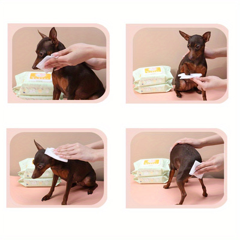 Lingettes Humides Multi-Soins pour Chiens