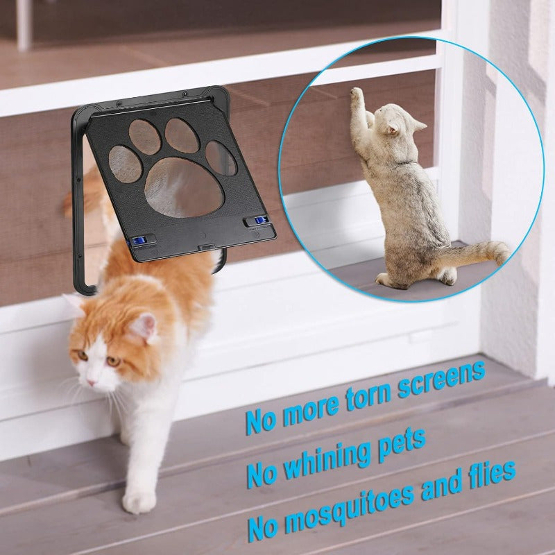 Porte Magnétique Verrouillable pour Chat et Petit Chien