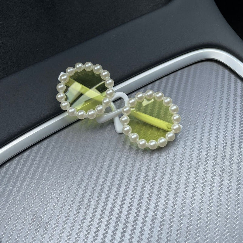 Lunettes Rondes avec Perles pour Chats et Chiens