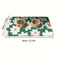 Tapis gamelle antidérapant à motif Marguerite pour Chien