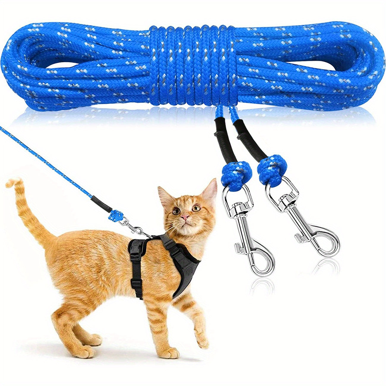 Laisse d’Entraînement Longue pour Chat