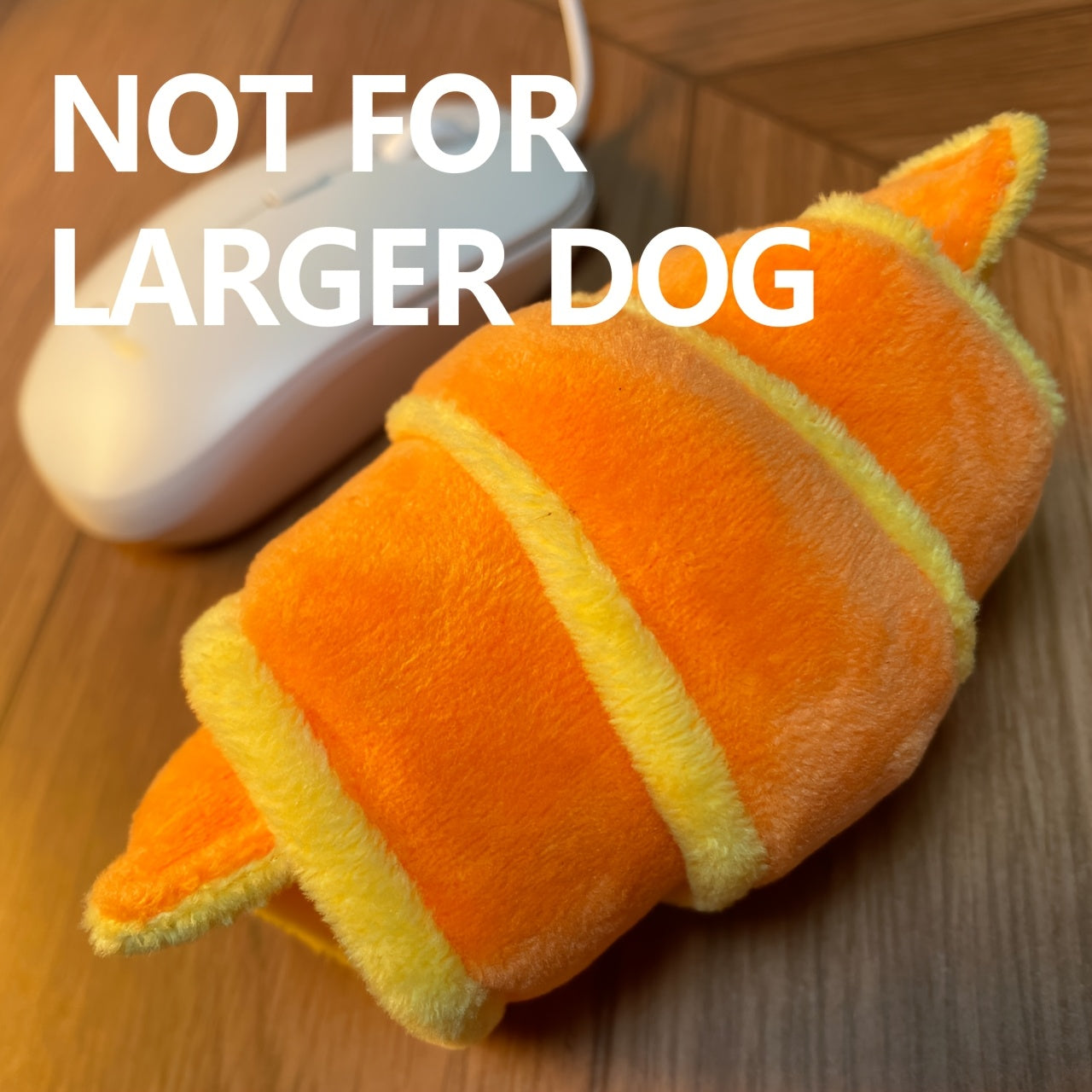 Jouet Croissant en Peluche avec Cache Friandises