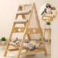Arbre à chat d'intérieur en bois — arbre à chat