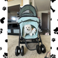 Poussette Pliable pour Chats et Petits Chiens