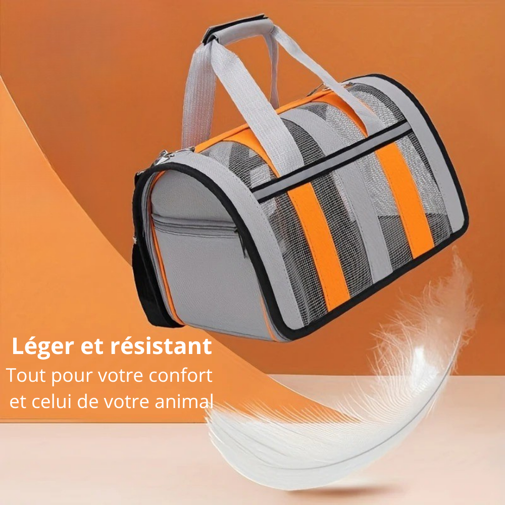 Sac de Transport Pliable et Respirant pour Petits Chiens et Chats