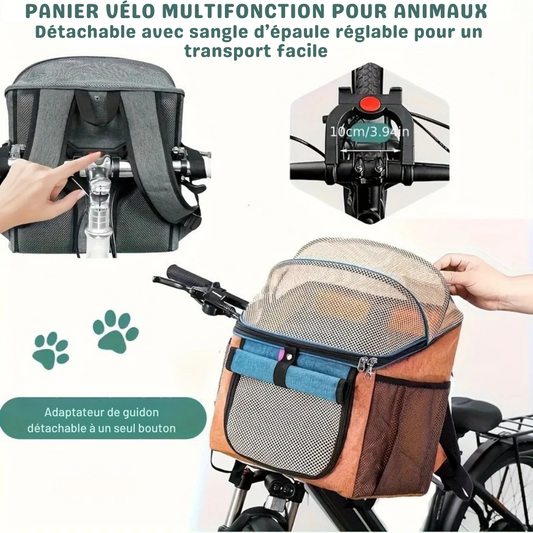 Sac vélo arrière pliable pour Chiens et Chats